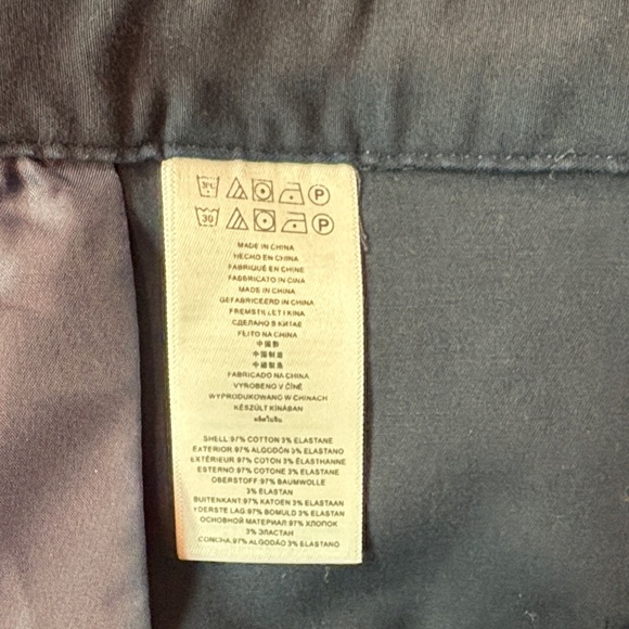 Michael Kors Dark Blue Chinos with Gold MK Charm - Picture 7 of 12